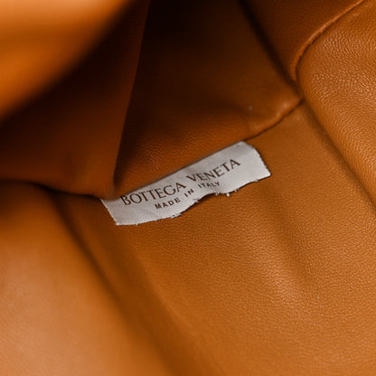 Bottega Veneta Nappa Maxi Intrecciato The Pouch Oversized Clutch Caramel 7 of 10