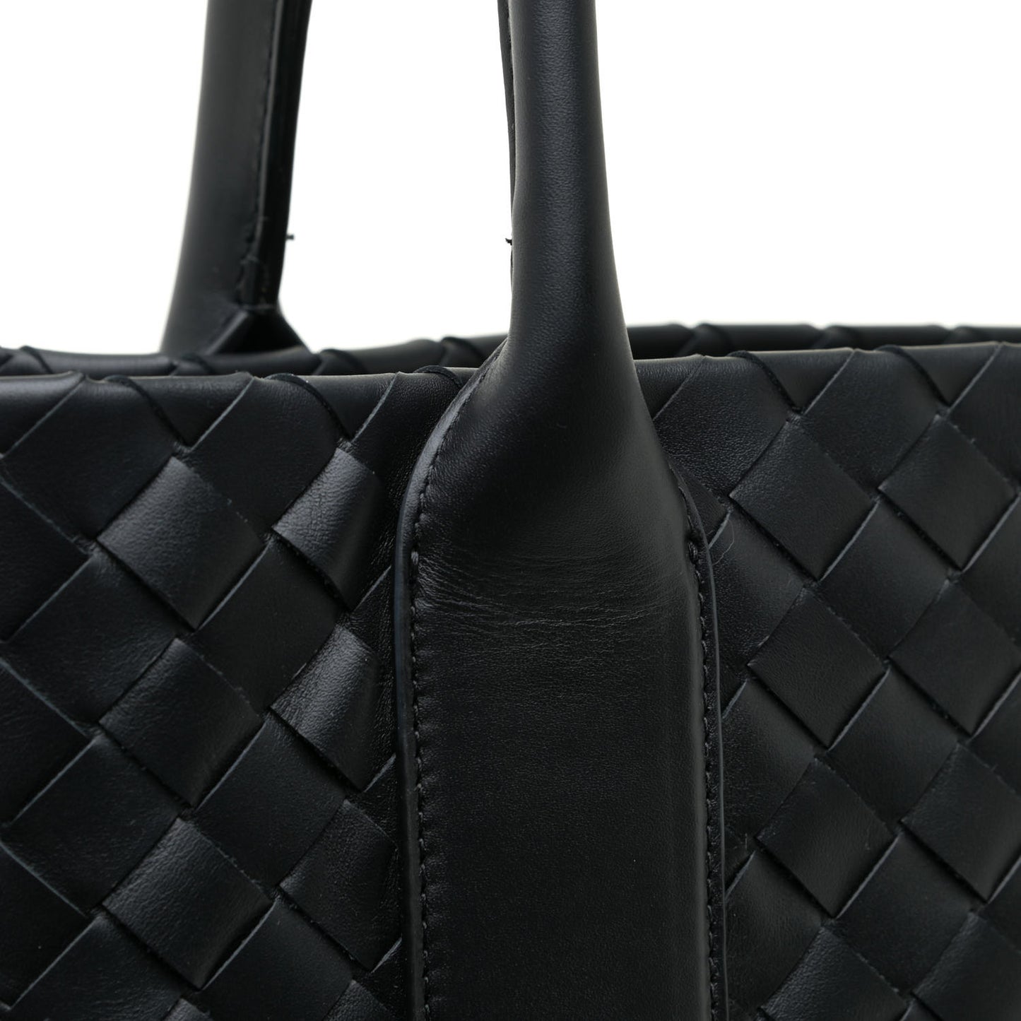 Nappa Intrecciato Tote Black