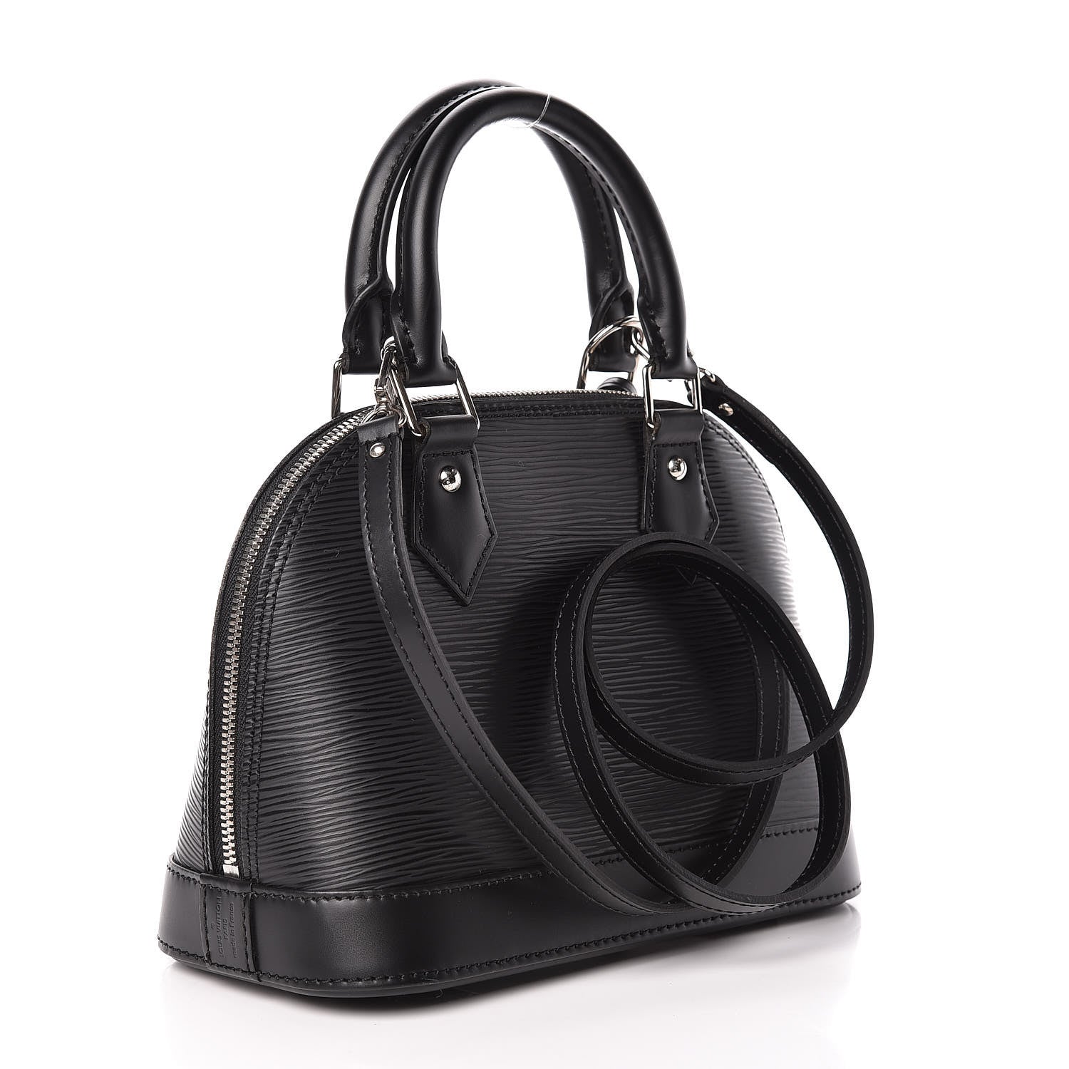 Louis Vuitton Epi Alma BB Black 3 of 11