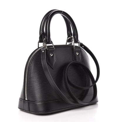 Louis Vuitton Epi Alma BB Black 3 of 11