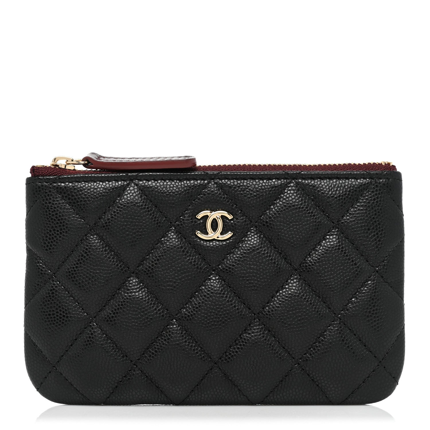 Chanel Caviar Quilted Small Cosmetic Case Black 1 of 8