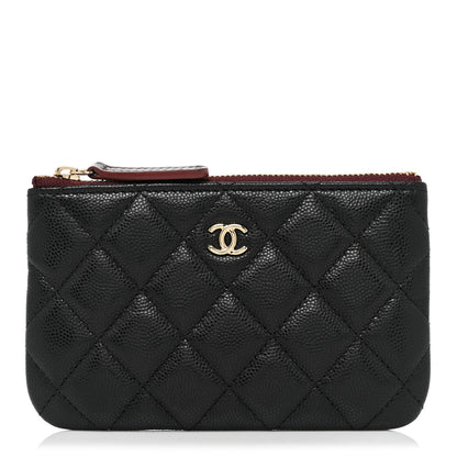 Chanel Caviar Quilted Small Cosmetic Case Black 1 of 8