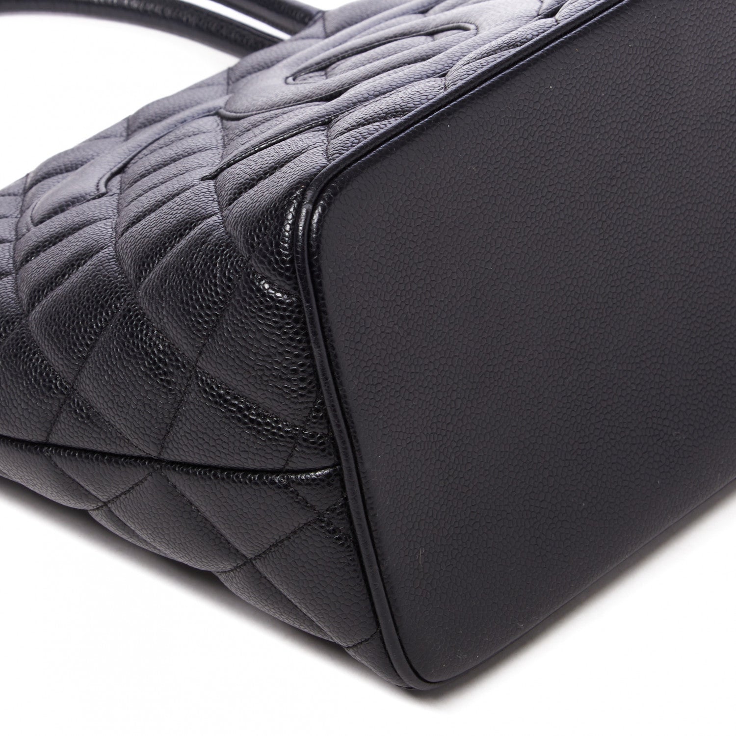 Chanel Caviar Quilted Medallion Tote Black 5 of 9