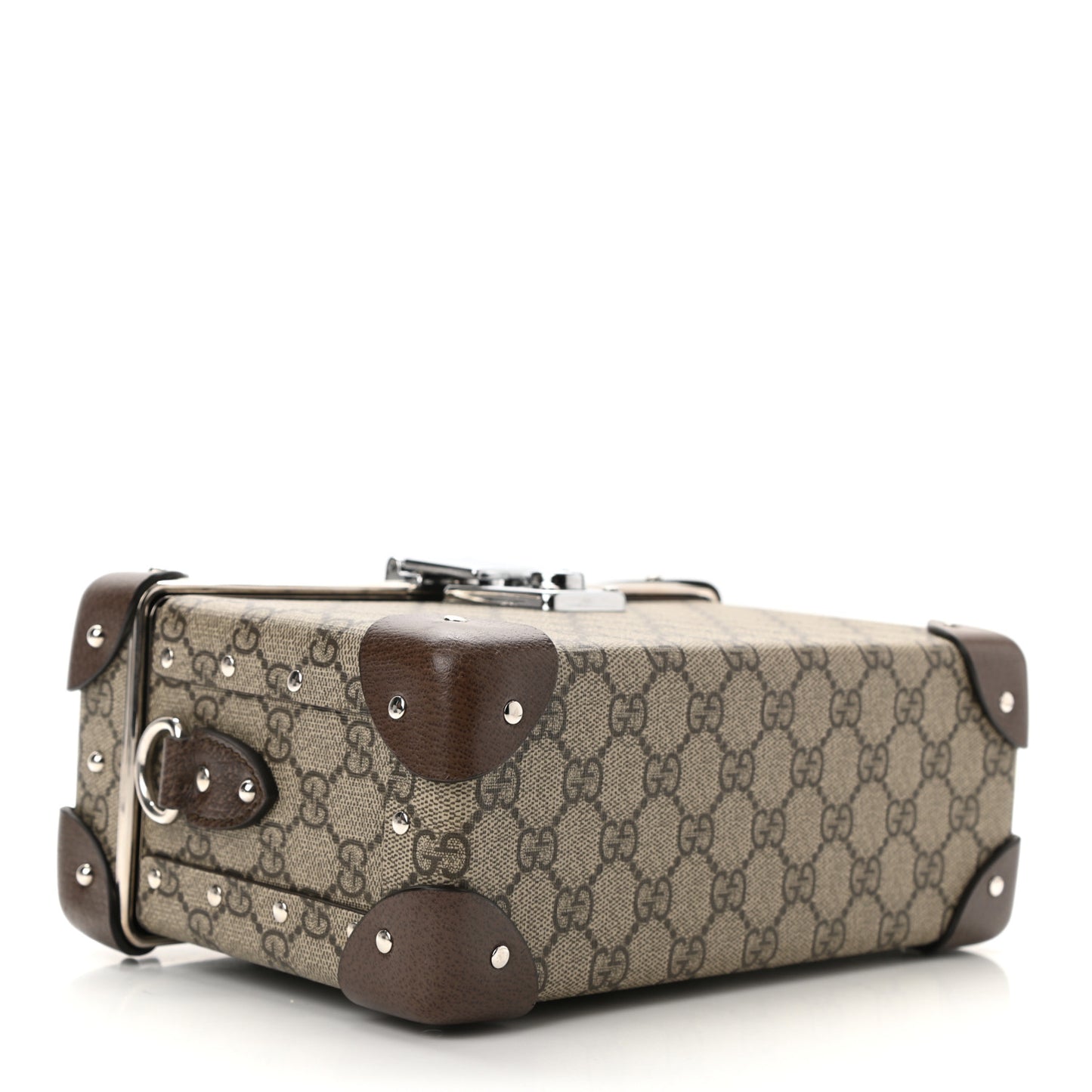 GG Supreme Monogram Globe-Trotter Beauty Case Brown