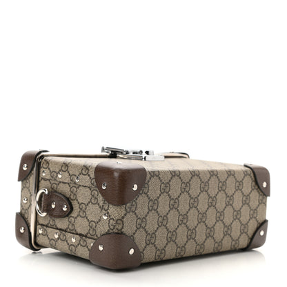 Gucci GG Supreme Monogram Globe-Trotter Beauty Case Brown 4 of 10