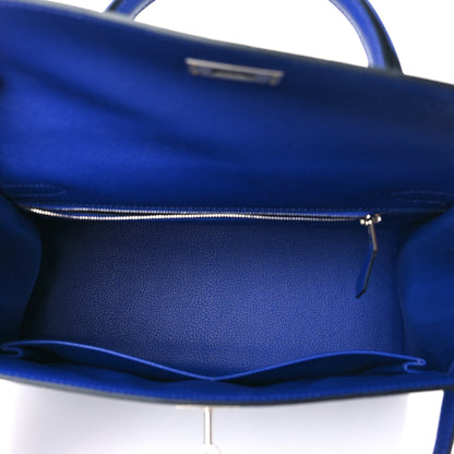 Hermes Epsom Kelly Sellier 28 Bleu Electrique 5 of 11