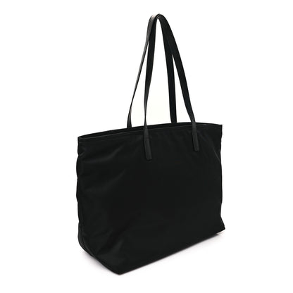 Prada Tessuto Nylon Saffiano Shopping Tote Black 3 of 10