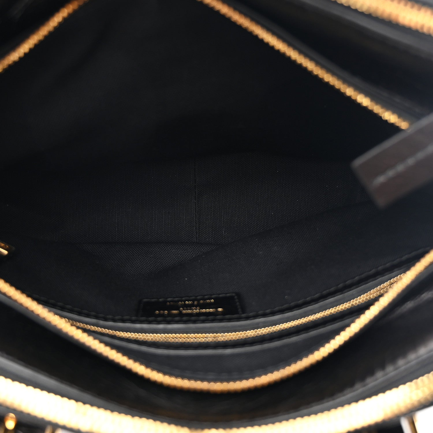 Christian Dior Crinkled Calfskin Small Grand Tour Bowling Bag Black 5 of 10