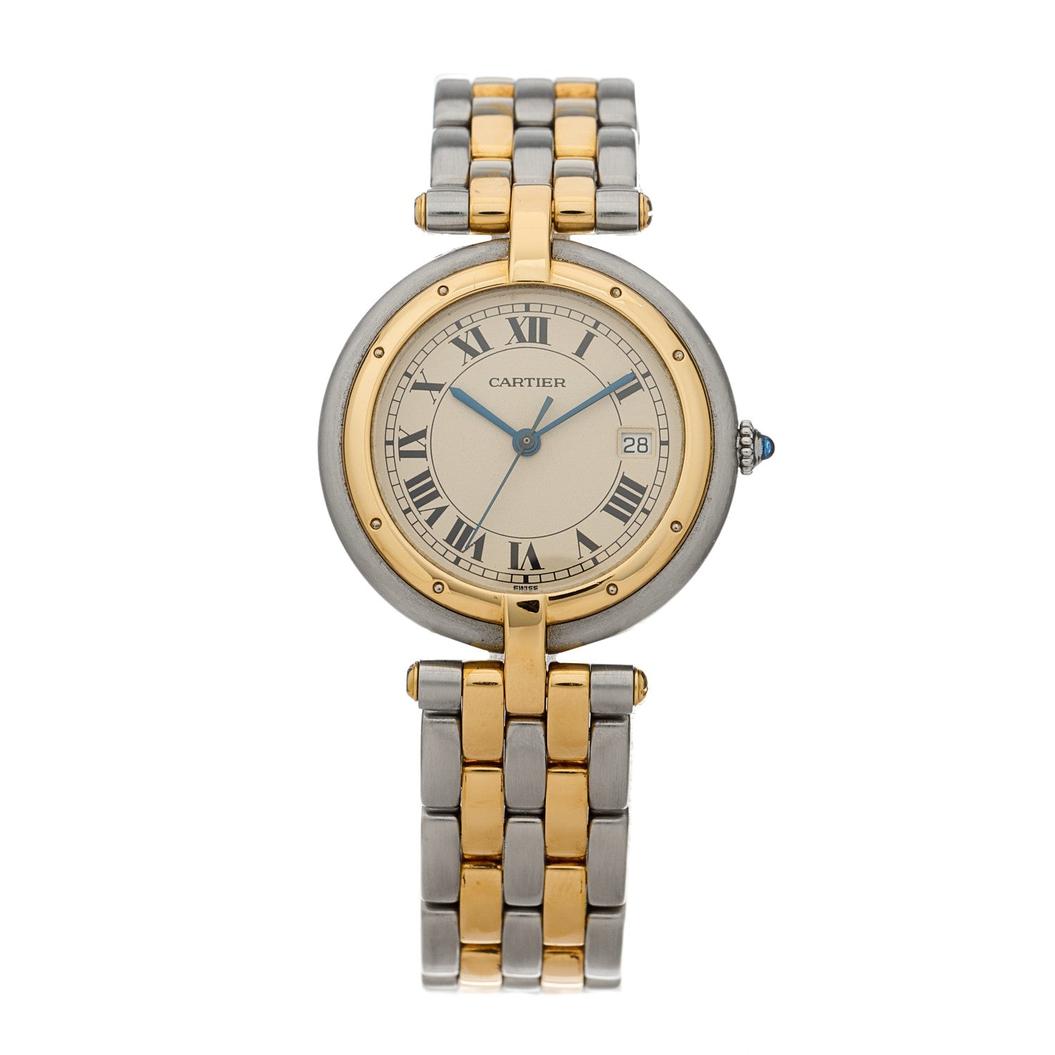 Cartier Stainless Steel 18K Yellow Gold 29mm Panthere Vendome Quartz Watch 1 of 4