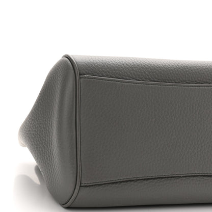 Mulberry Heavy Grain Small Belted Bayswater Tote Charcoal 8 of 9