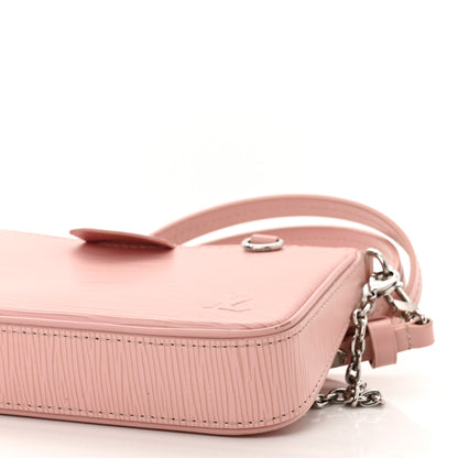 Louis Vuitton Epi Easy Pouch On Strap Rose Ballerine 9 of 11