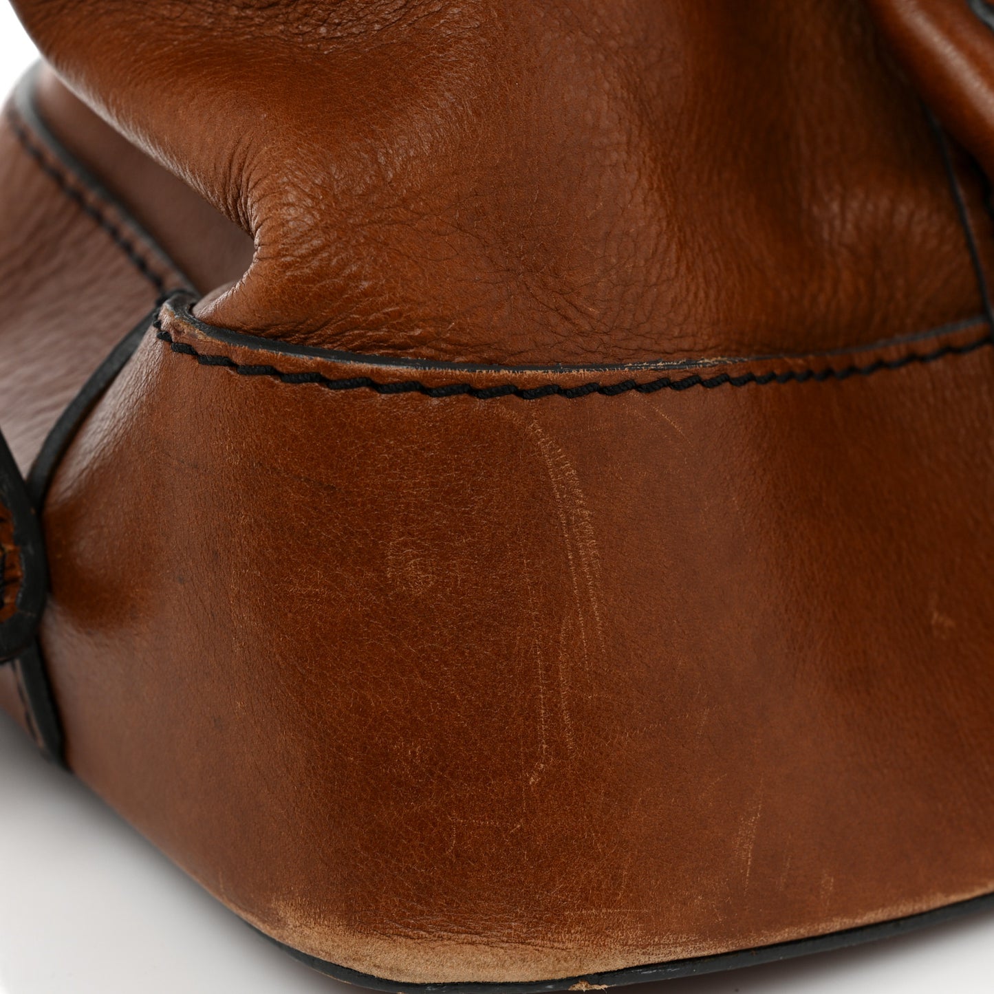 Calfskin Edith Dome Bowler Muscade