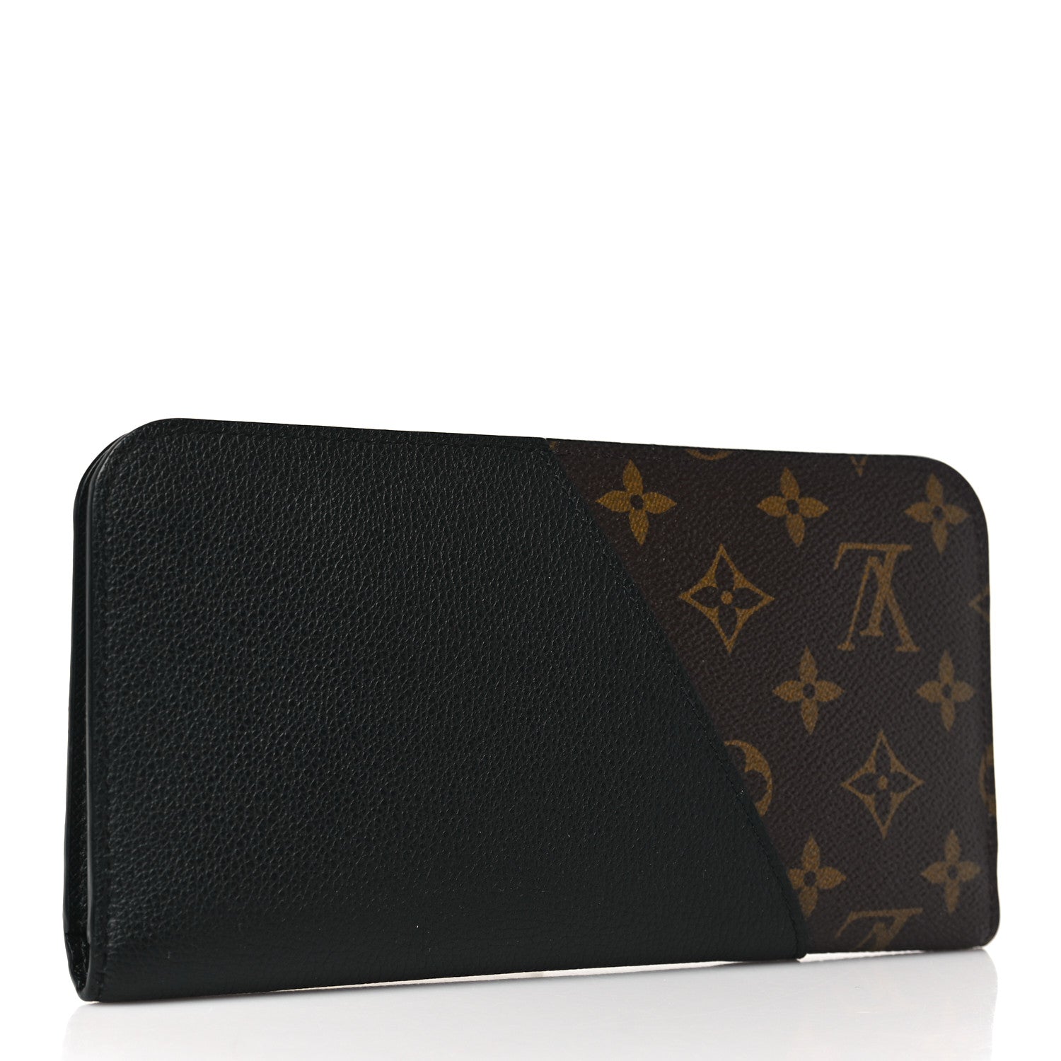 Louis Vuitton Monogram Calfskin Kimono Wallet Black 3 of 7