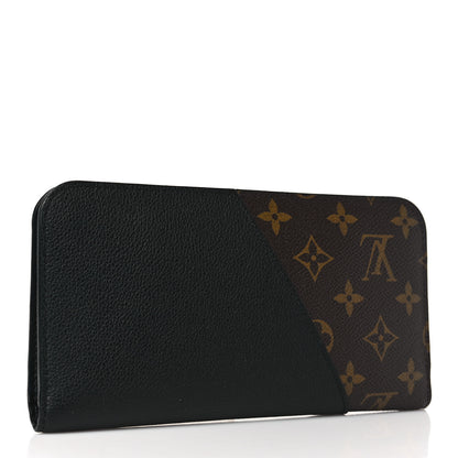 Louis Vuitton Monogram Calfskin Kimono Wallet Black 3 of 7