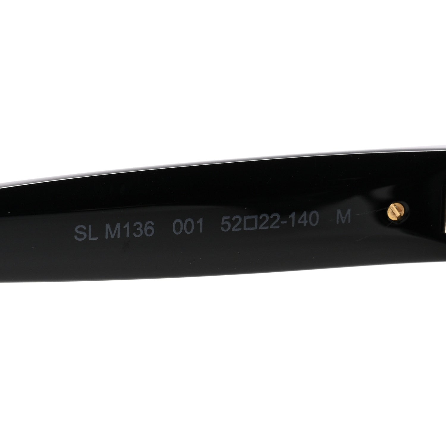 Saint Laurent Acetate Sunglasses SL M136 Black 5 of 7
