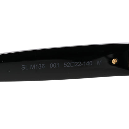 Saint Laurent Acetate Sunglasses SL M136 Black 5 of 7