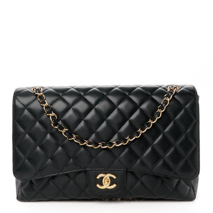 Chanel Caviar Quilted Maxi Single Flap Black 1 of 11