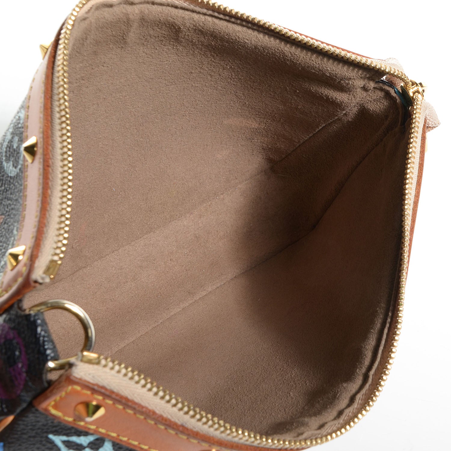 Louis Vuitton Monogram Multicolor Pochette Accessories Black 5 of 7