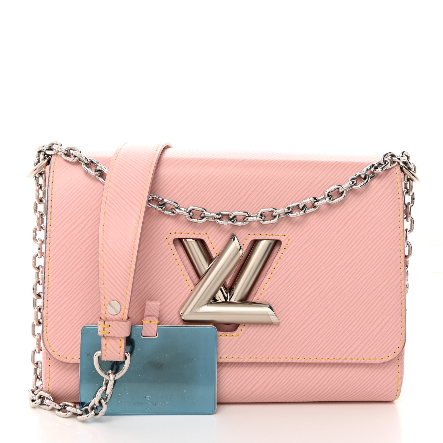 Louis Vuitton Epi Twist Shoulder Bag MM Rose Ballerine 2 of 11