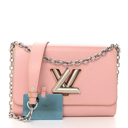 Louis Vuitton Epi Twist Shoulder Bag MM Rose Ballerine 2 of 11