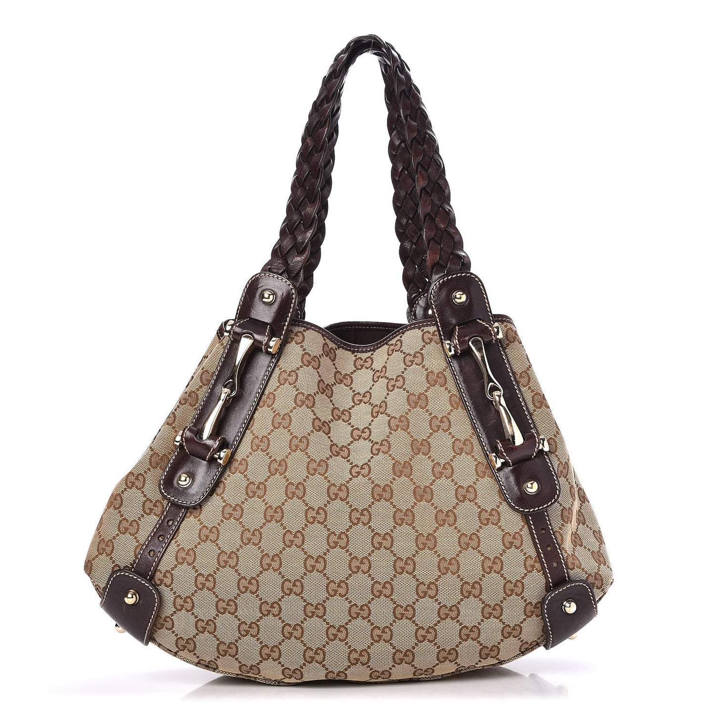 Monogram Small Pelham Shoulder Bag Dark Brown