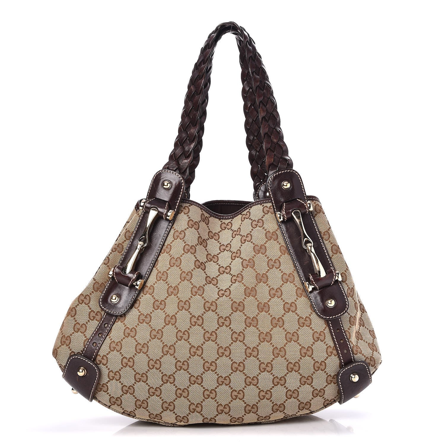 Gucci Monogram Small Pelham Shoulder Bag Dark Brown 1 of 7