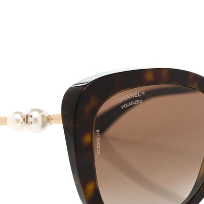 Chanel Square Winter Polarized Pearl Sunglasses 5339-H Tortoise 4 of 7