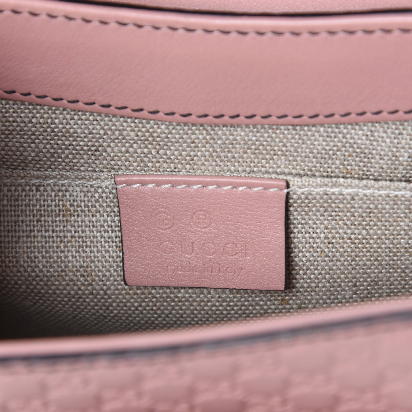 Microguccissima Mini Emily Shoulder Bag Soft Pink