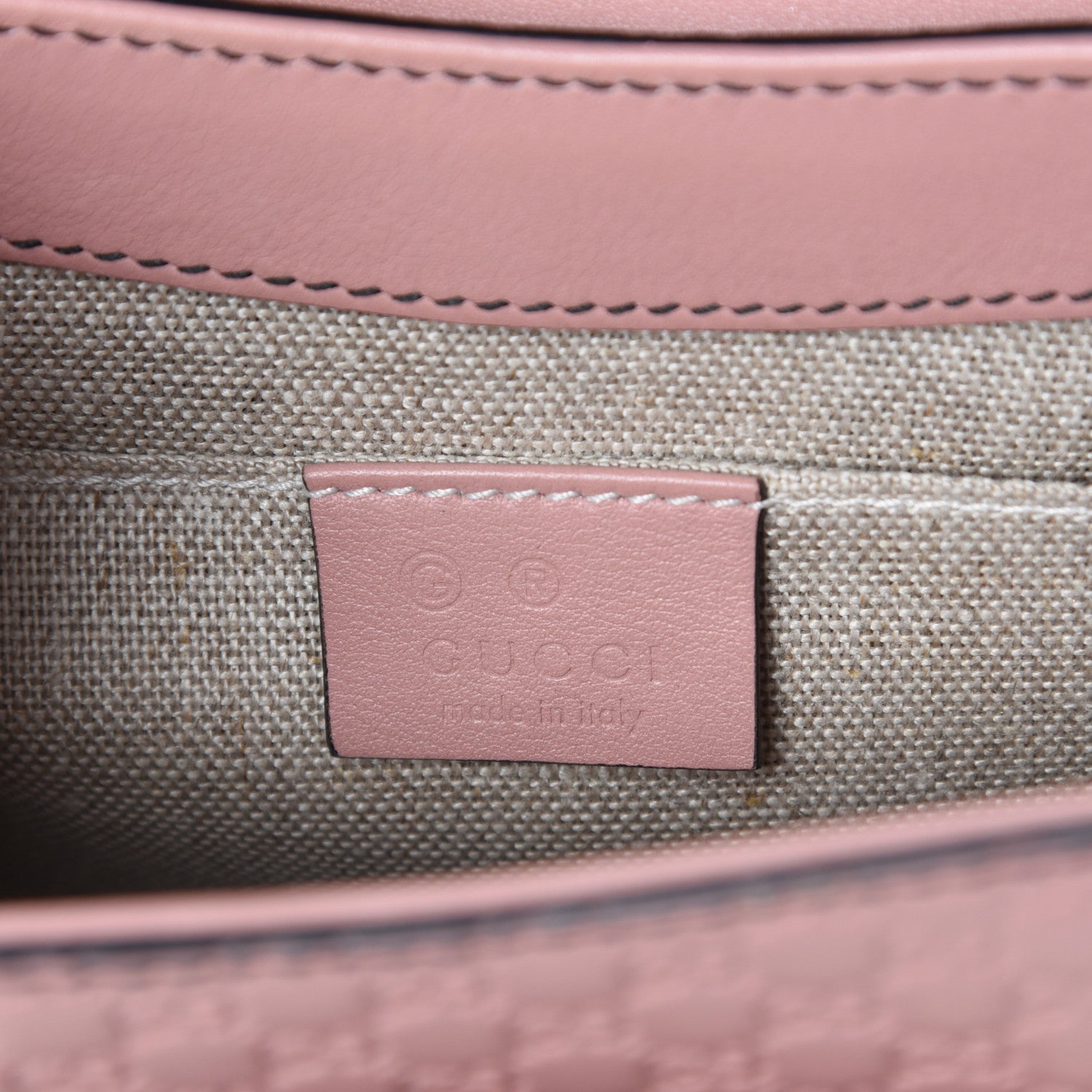 Gucci Microguccissima Mini Emily Shoulder Bag Soft Pink 6 of 10