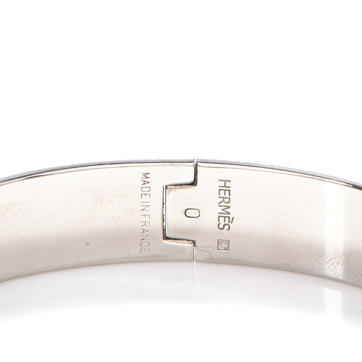 Enamel Narrow Clic Clac H Bracelet PM Rouge