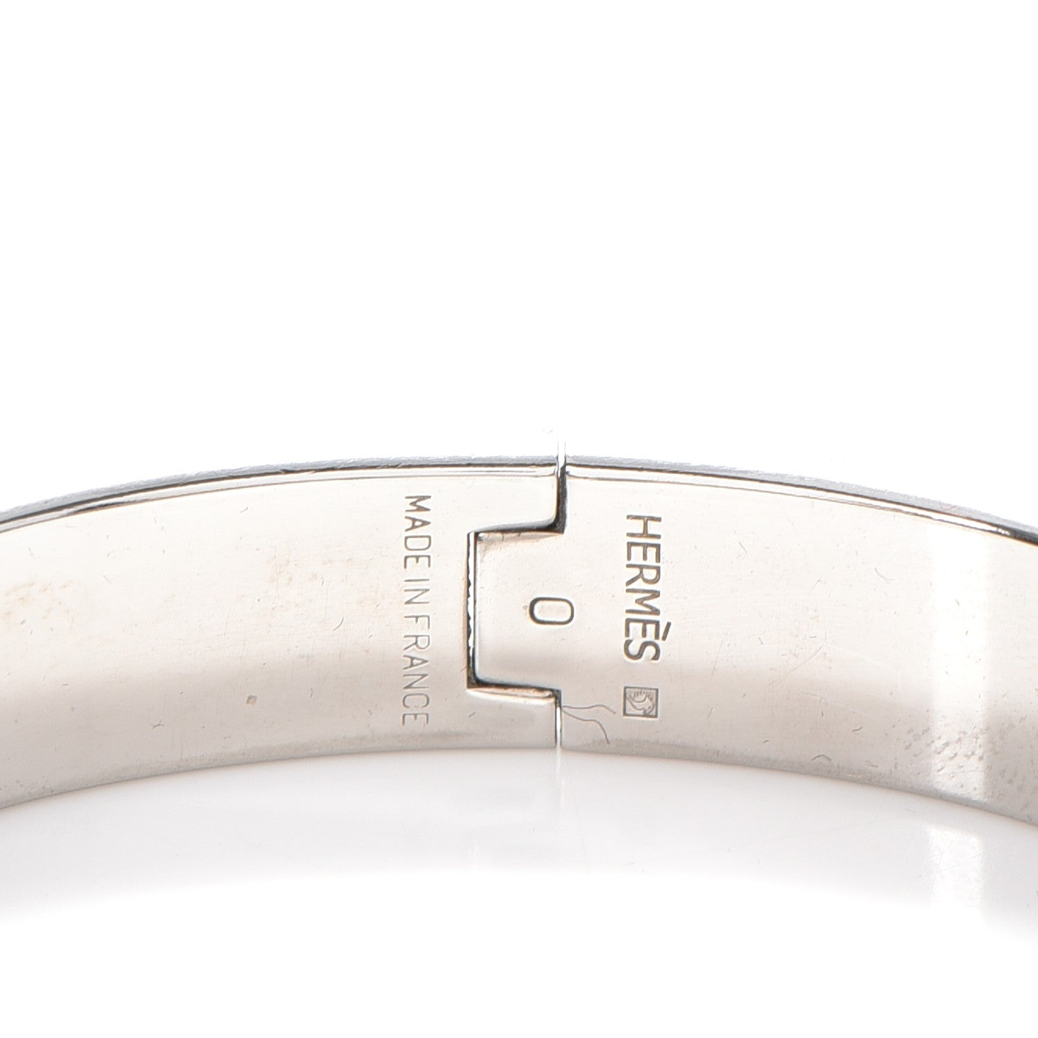 Hermes Enamel Narrow Clic Clac H Bracelet PM Rouge 3 of 6