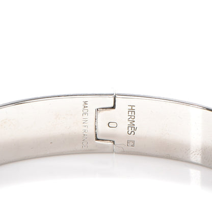 Hermes Enamel Narrow Clic Clac H Bracelet PM Rouge 3 of 6