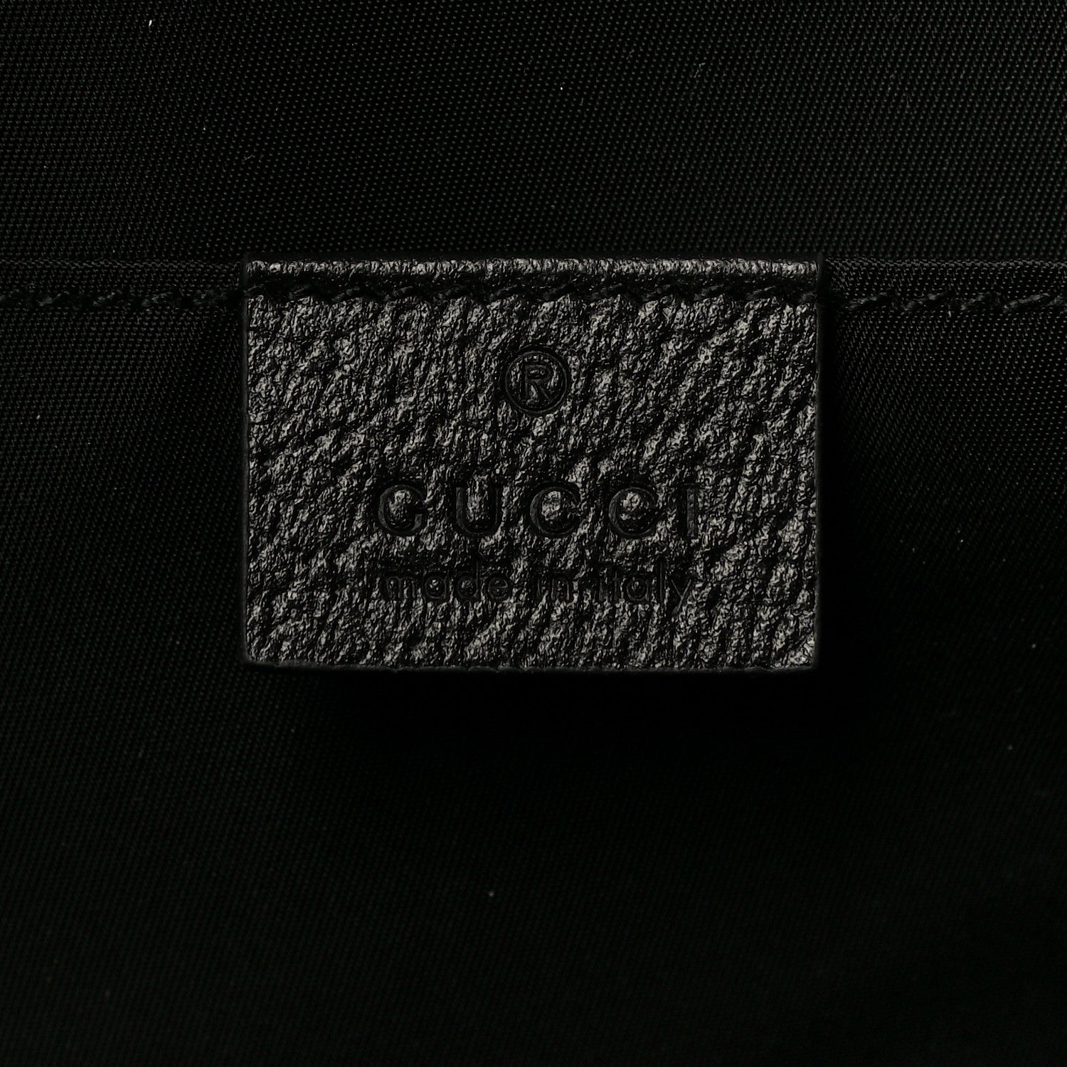 Gucci Econyl Nylon Monogram Off The Grid Drawstring Bucket Backpack Black 5 of 10