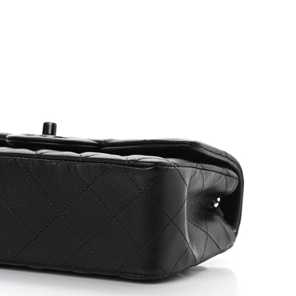 Chanel Lambskin Quilted Mini Rectangular Flap So Black 9 of 10