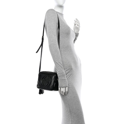 Gucci Soft Patent Small Soho Disco Bag Black 2 of 11