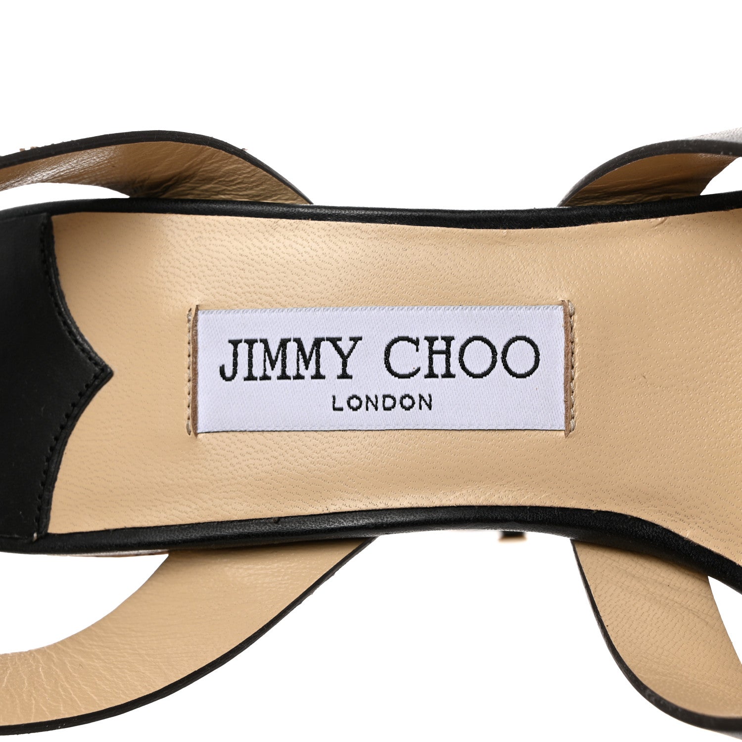 Jimmy Choo Calfskin Drya 120 Cork Wedge Sandals 38.5 Black Dark Brown 6 of 8