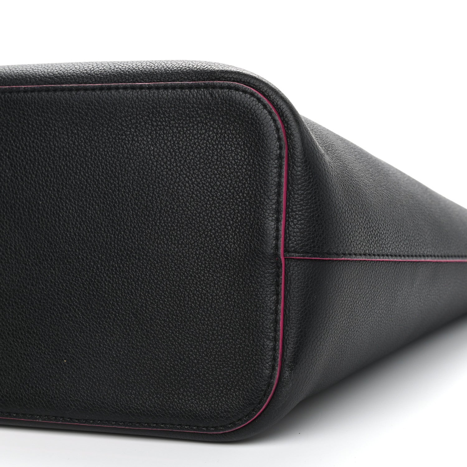 Louis Vuitton Calfskin Lockme Bucket Black 9 of 13