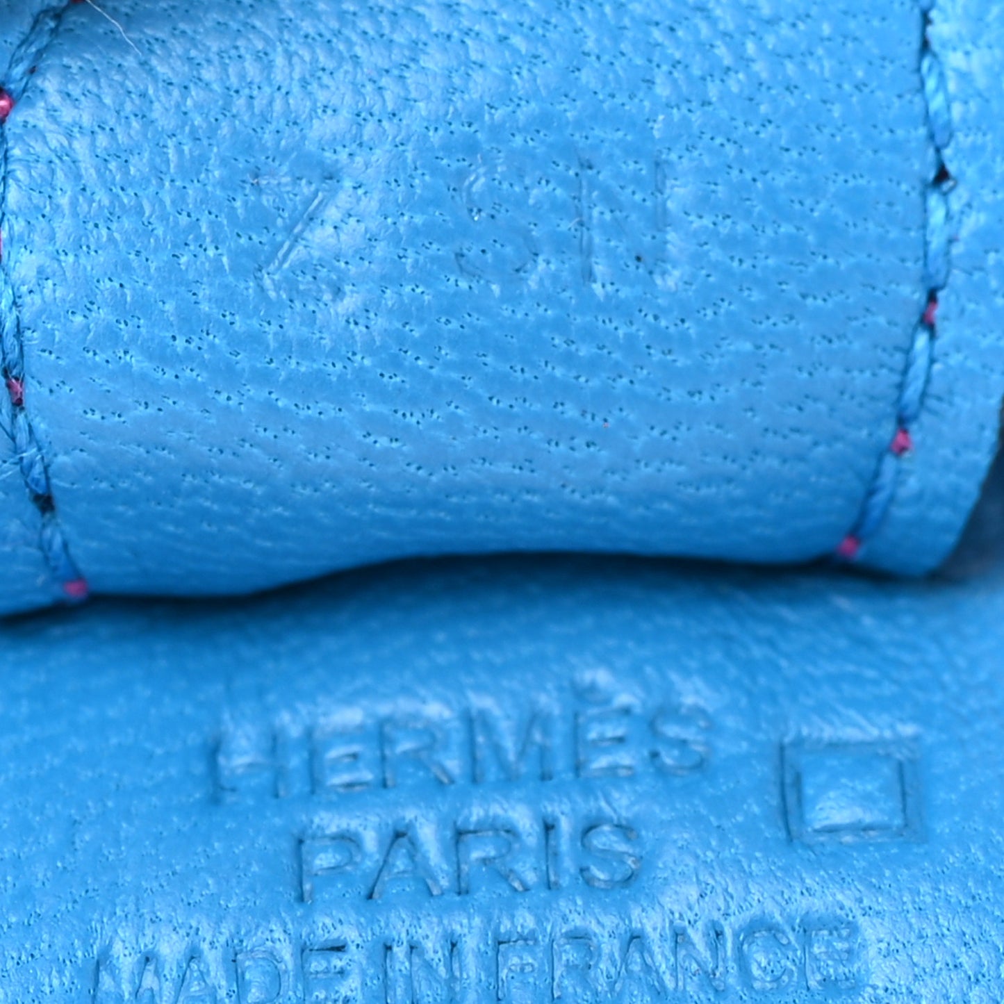 Milo Lambskin Matte Alligator Touch Grigri Rodeo Horse Bag Charm PM Bleu France Orange Poppy Framboise