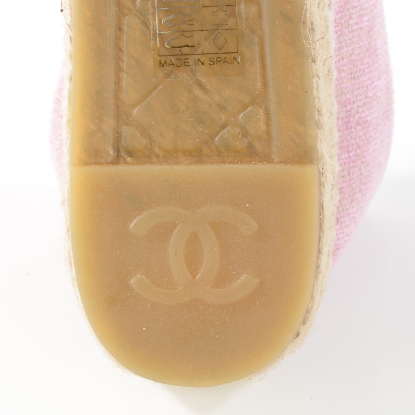 Toile Sequin CC Espadrilles 37 Pink Dark Pink