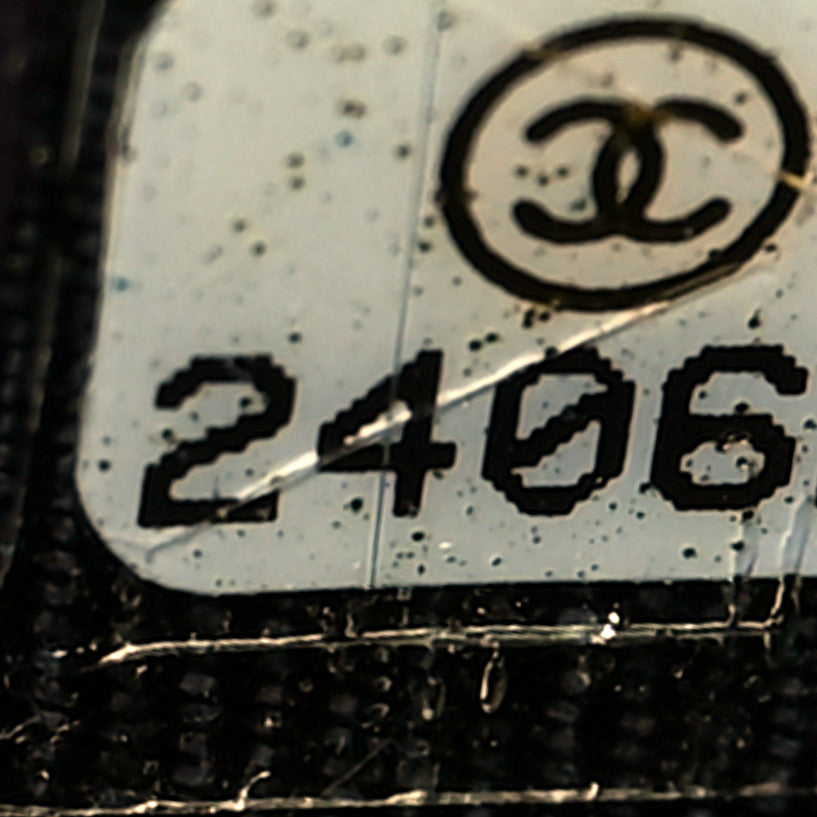 Calfskin Quilted Zip Coin Purse So Black