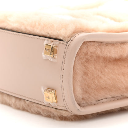 Fendi Shearling Plexiglass FF Mini Fendi Sunshine Shopper Soap White 10 of 10