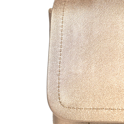 Chanel Metallic Lambskin Quilted Jumbo Double Flap Gold 12 of 17