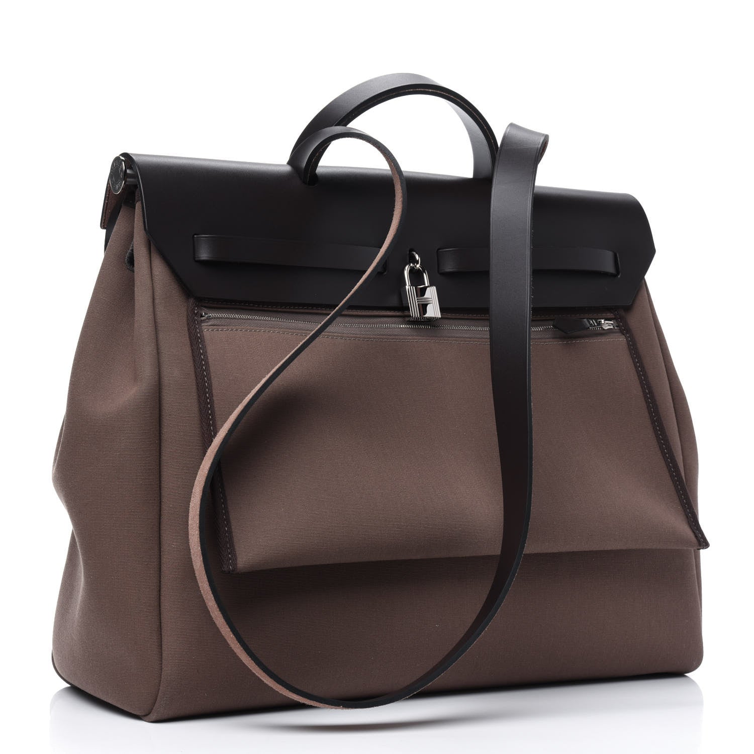 Hermes Toile Vache Hunter Herbag Zip 39 MM Etoupe Ebene 3 of 12