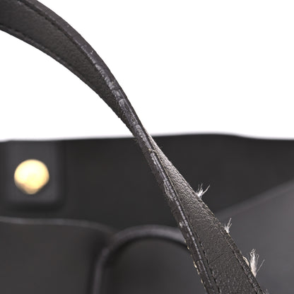 Saint Laurent Calfskin Large Shopping Tote Dark Grey 26 of 27