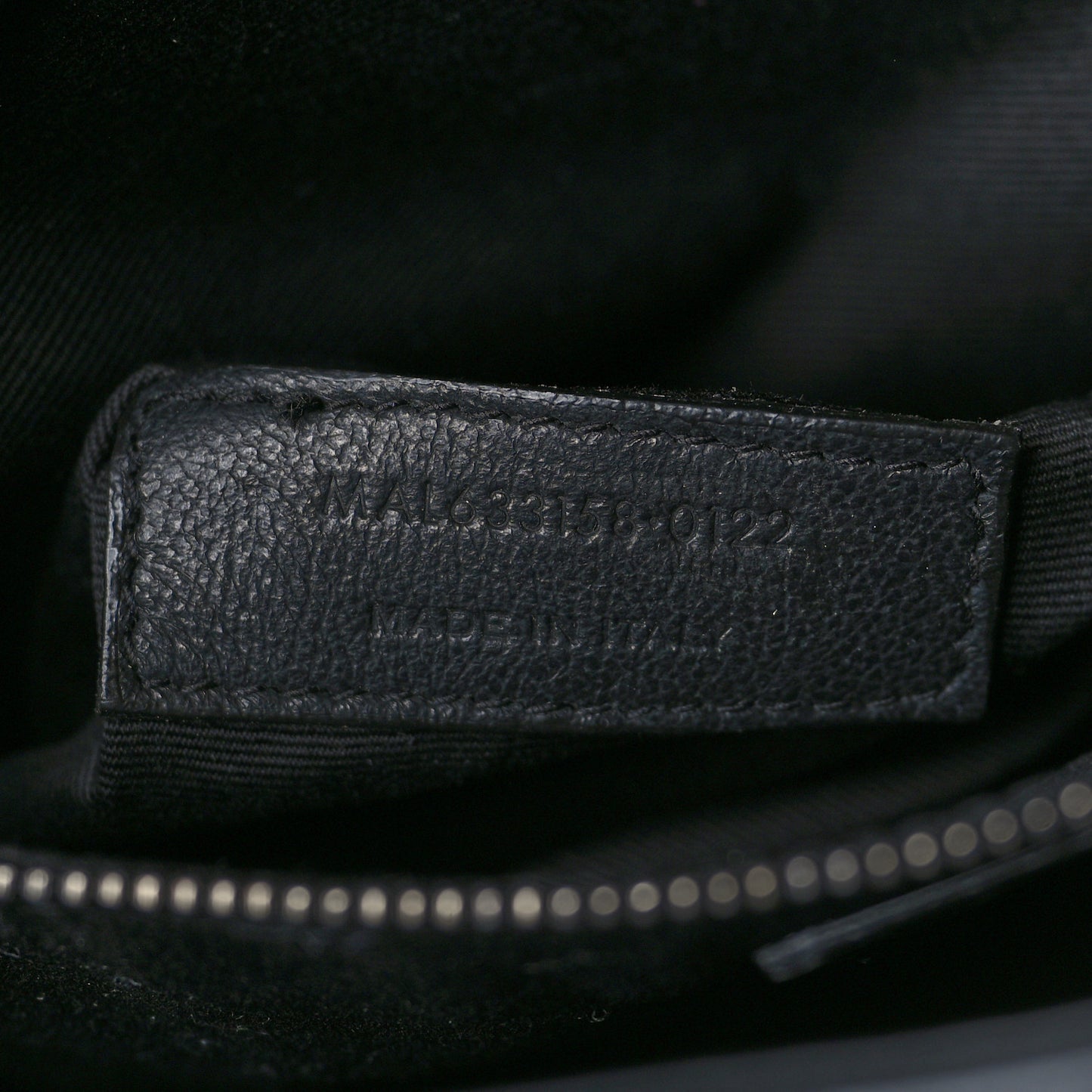 Crinkled Calfskin Matelasse Monogram Medium Niki Chain Satchel Black
