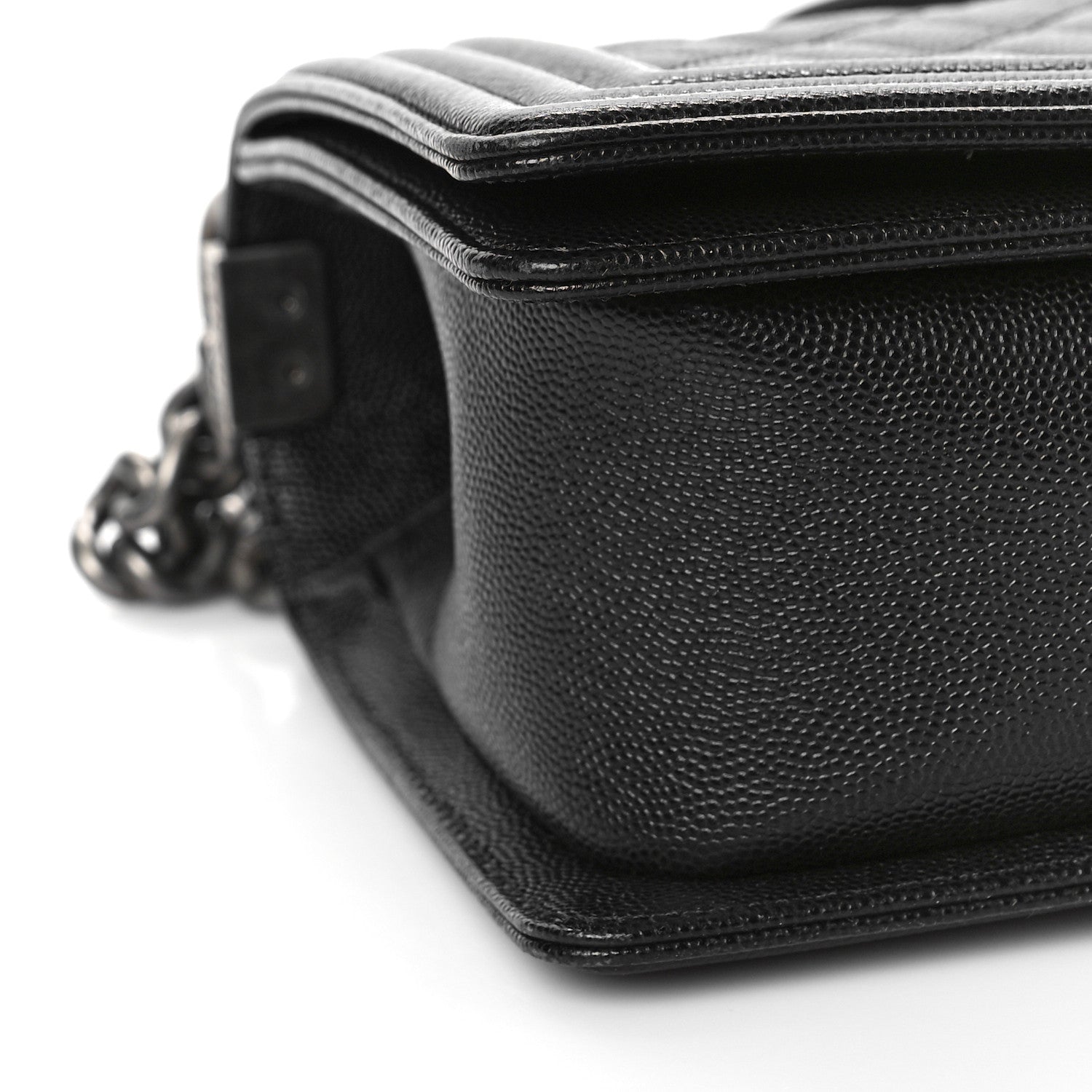 Chanel Caviar Quilted Medium Boy Flap Black 8 of 10