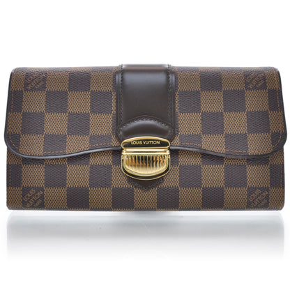 Louis Vuitton Damier Ebene Sistina Wallet 1 of 8