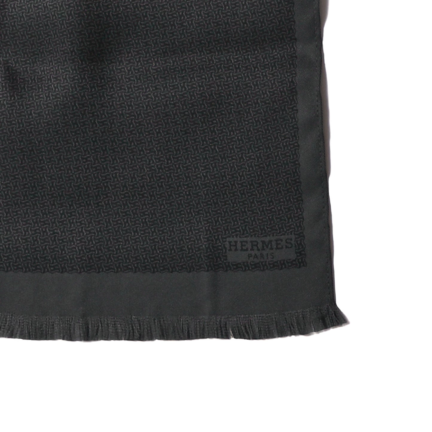Silk Cravate Foulard Flying Carpet Scarf Black