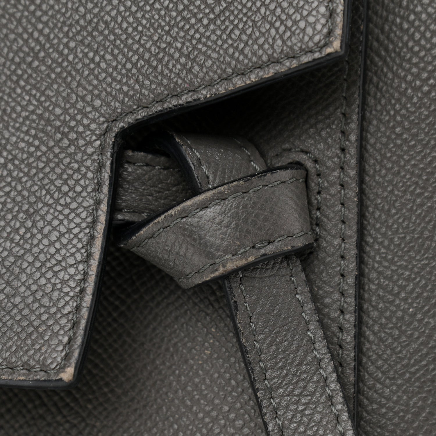 Celine Grained Calfskin Micro Belt Bag Grey 15 of 19