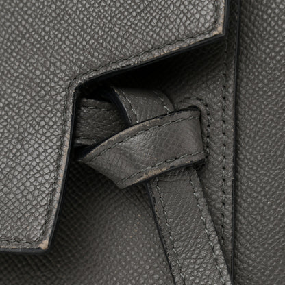 Celine Grained Calfskin Micro Belt Bag Grey 15 of 19